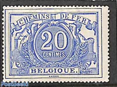 20c, Railway stamp, Stamp out of set
