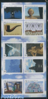 Rene Magritte 10v s-a in foil booklet