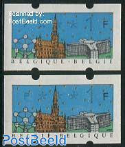 Automat stamps 2v (face value may vary)