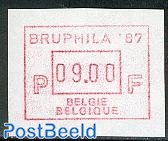 BRUPHILA 1V, Automat stamp, face value may vary