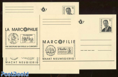 Postcard set Markophilie (3 cards)