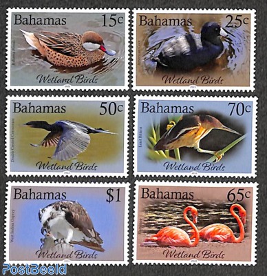 Wetland birds 6v