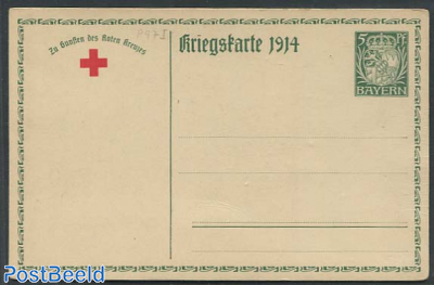 Postcard, Kriegskarte 1914, 5pf