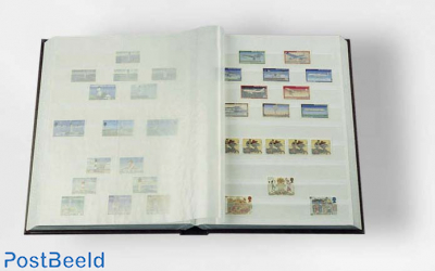 Leuchtturm Basic Stockbook 8 White sheets/16 White Pages (A4) Black