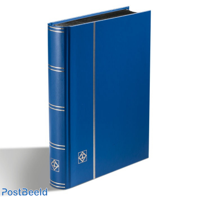Leuchtturm Basic Stockbook 32 Black Pages (A5) Blue