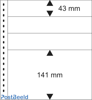 Omnia pages in black 3X43mm and 1X141mm