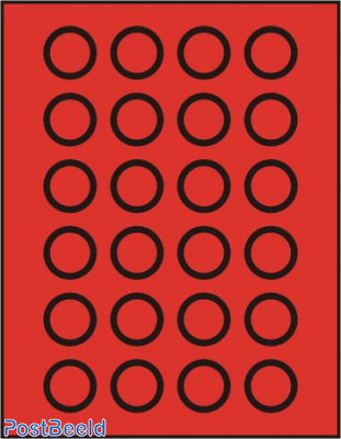 Coin box for 24 coins up to 32.5mm