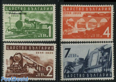 Railways 50th anniversary 4v