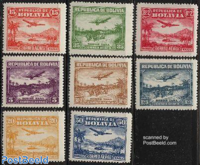 Airmail definitives 8v