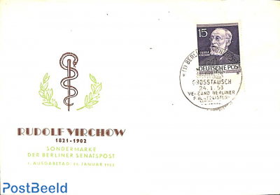 Rudolf Virchow 1v, FDC