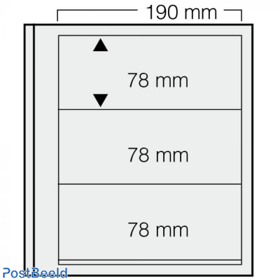 5 pages Safe dual Blanco, 3x190x78mm