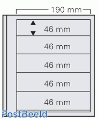 5 pages Safe dual Blanco, 5x190x46mm