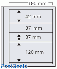 5 pages Safe dual Blanco, 190x42+37+37+120mm