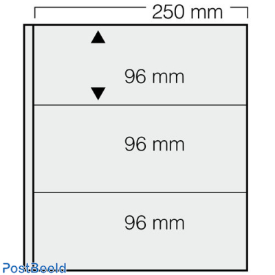 5 leaves Garant black 3x250x96mm