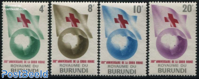 Red Cross centenary 4v