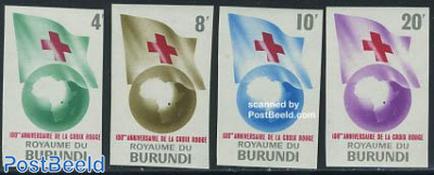 Red Cross 4v imperforated