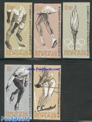 Olympic Winter Games 5v imperforated