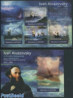 Ivan Aivazovsky paintings 2 s/s