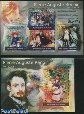 Auguste Renoir paintings 2 s/s