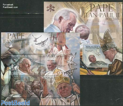 Pope John Paul II 2 s/s