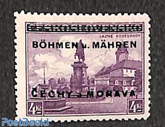 4kr, Stamp out of set