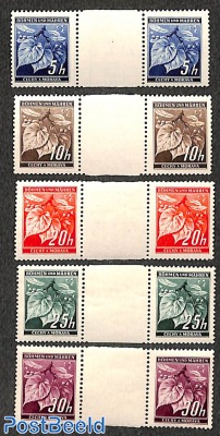 Definitives,  5 gutter pairs