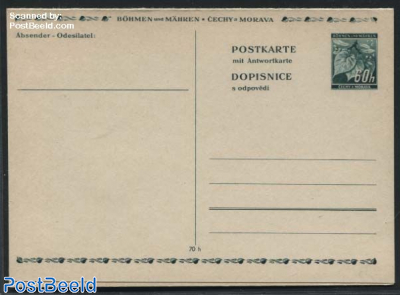 Reply Paid Postcard 60/60h