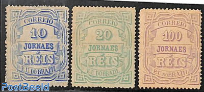 Newspaper stamps 3v