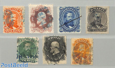 Definitives 7v, used set