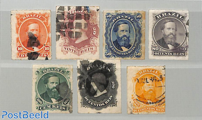 Definitives 7v, used set