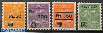 Syndicato Condor, overprints 4v