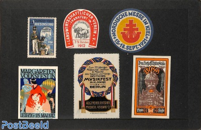 6 promotional seals