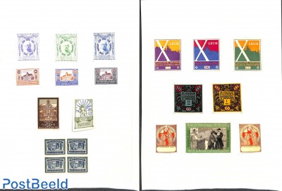 4 pages with various seals
