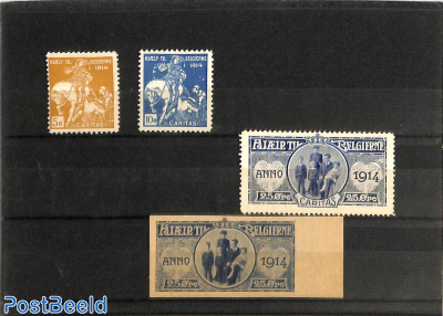 Lot with seals, aid to Belgium