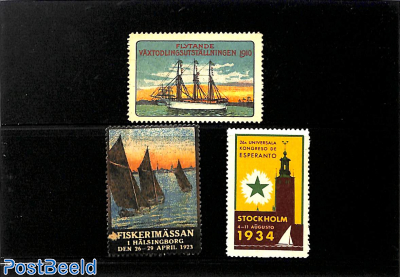 Lot with promotional seals, Ships