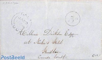 Folding letter from Galt to Hamilton