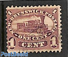 New Brunswick, 1c, used