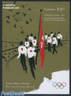 Beijing Olympics foil booklet