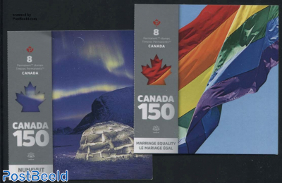 Canada 150 2 booklets