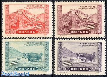 Stamp 1952, China People's Republic Tibet 4v, 1952 - Collecting Stamps -  PostBeeld - Online Stamp Shop - Collecting