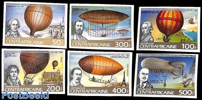 Airships 6v, imperforated