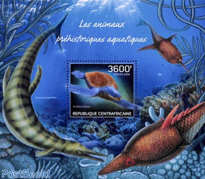 Prehistoric sea animals s/s
