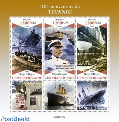 110th anniversary of Titanic