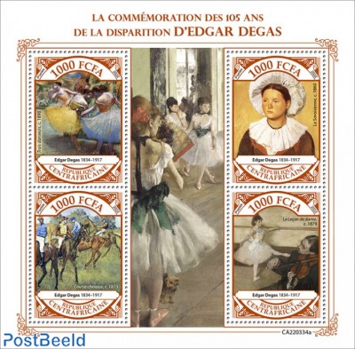 105th memorial anniversary of Edgar Degas