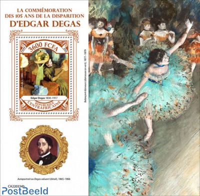 105th memorial anniversary of Edgar Degas