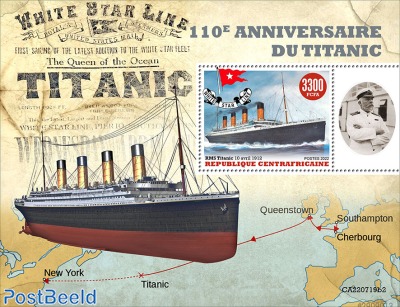 110th anniversary of Titanic