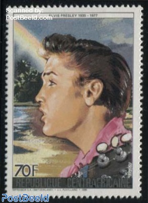 70F, Elvis Presley, Stamp out of set