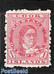 1d, WM NZ-star, perf. 11, Stamp out of set