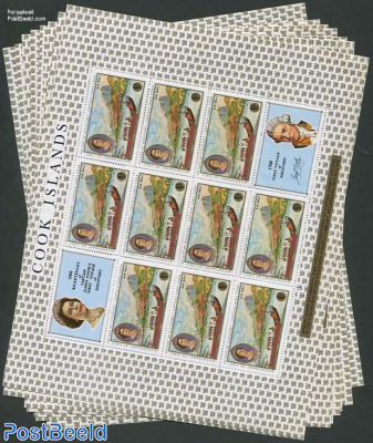 Cooks First Voyage 8 minisheets