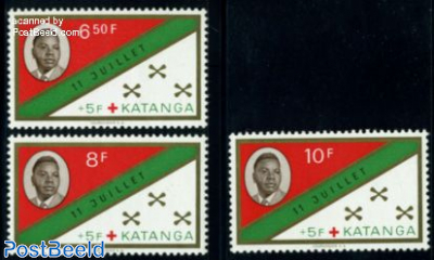 Katanga, Red Cross 3v